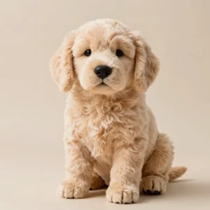 Clementine Peach Puppy Plush