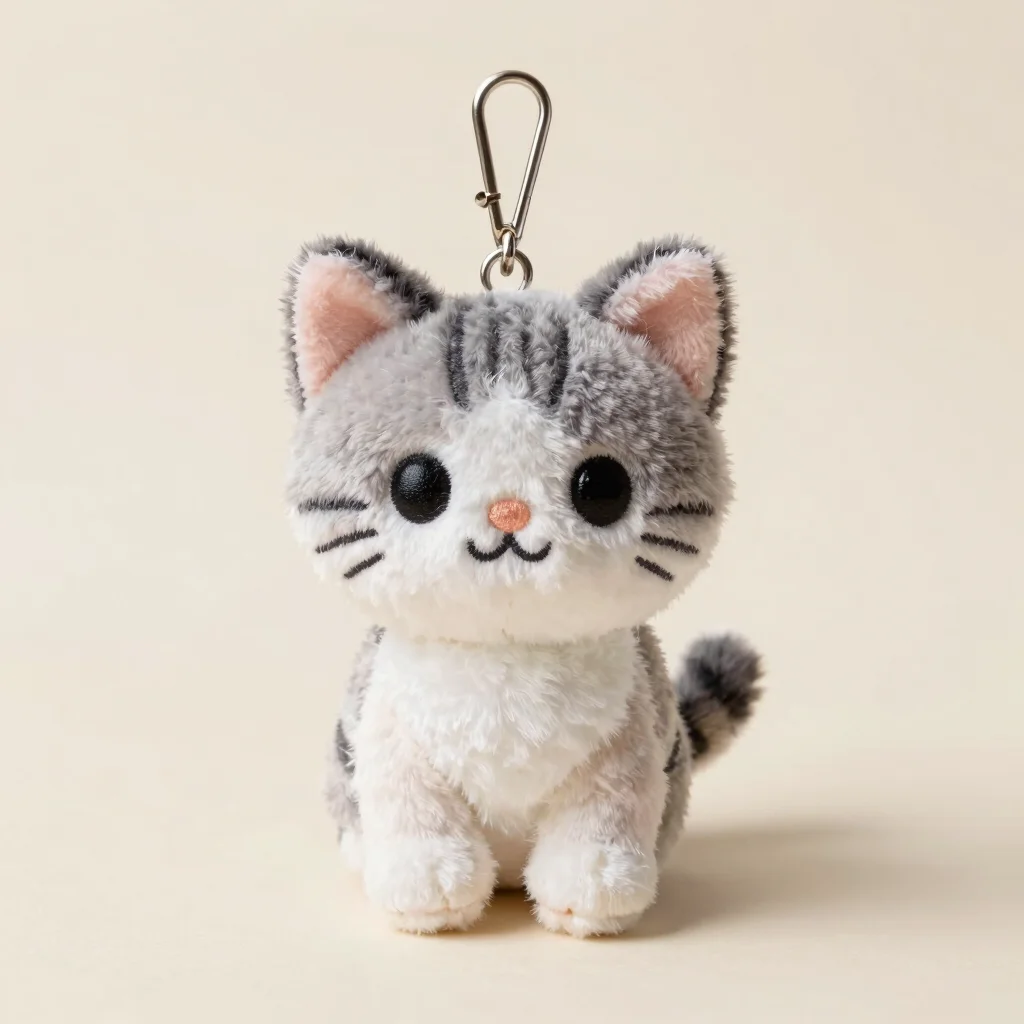 Mini Gigi Kitty Charm Plush